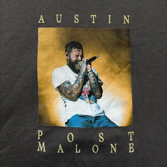 Post Malone Austin If Y'all Weren't Here I'd Be Cryin Tour Hip-Hop Tee M - Picture 2 of 4